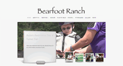 Desktop Screenshot of bearfootranch.org